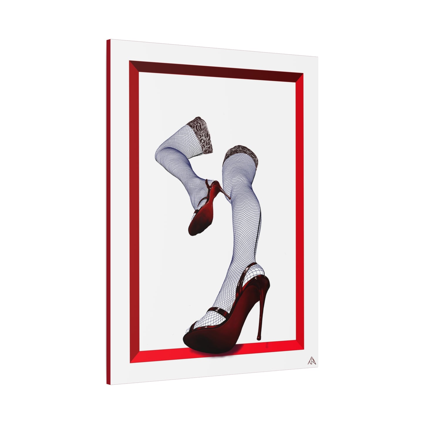 Arachno's "Second Muse - Contrast" - Pinup Heels Canvas Wall Art