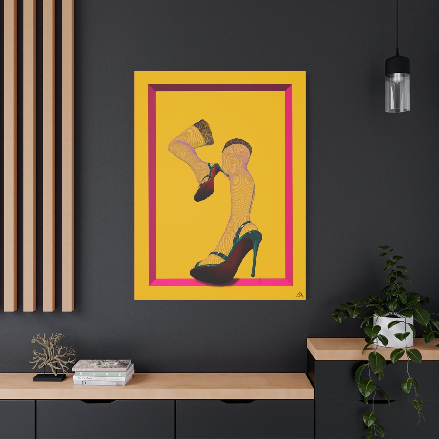 Arachno's "Second Muse - EDM"  - Contemporary Pin-Up Heels Canvas