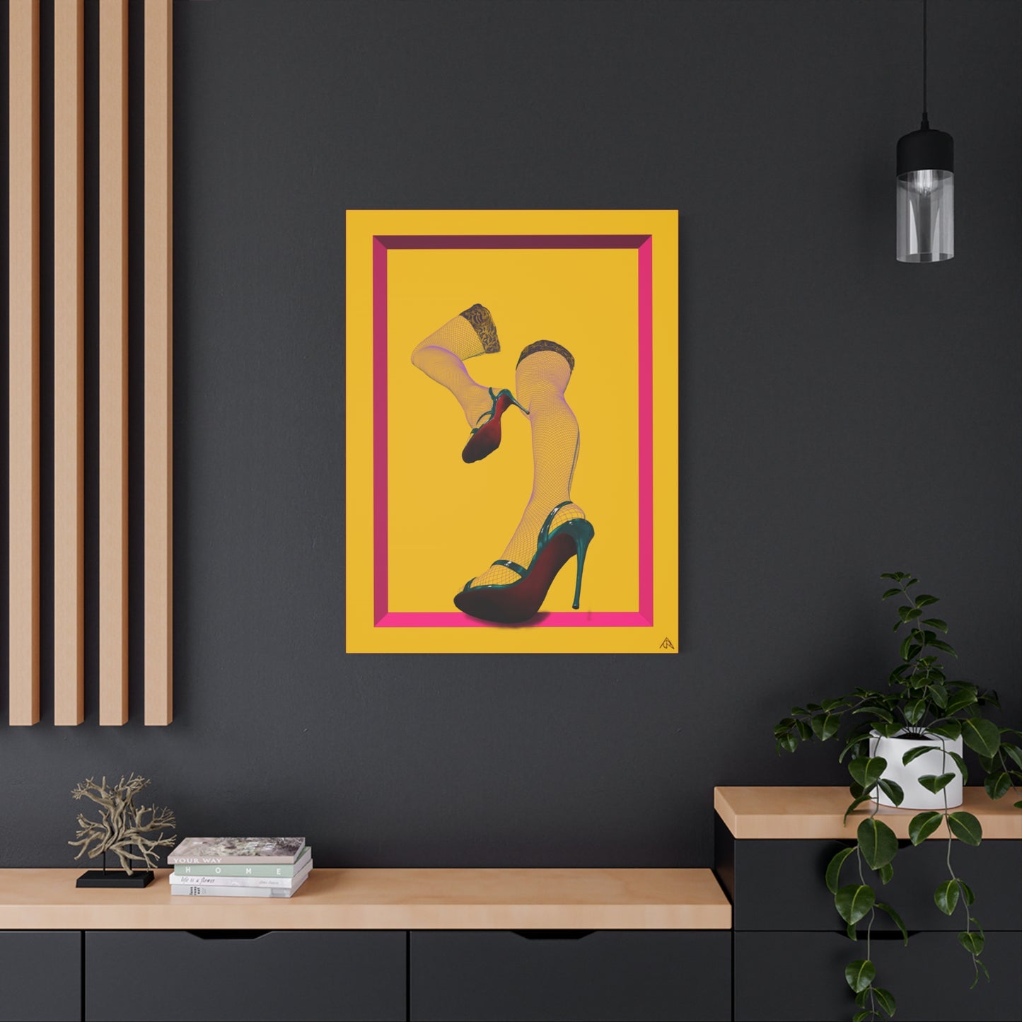 Arachno's "Second Muse - EDM"  - Contemporary Pin-Up Heels Canvas