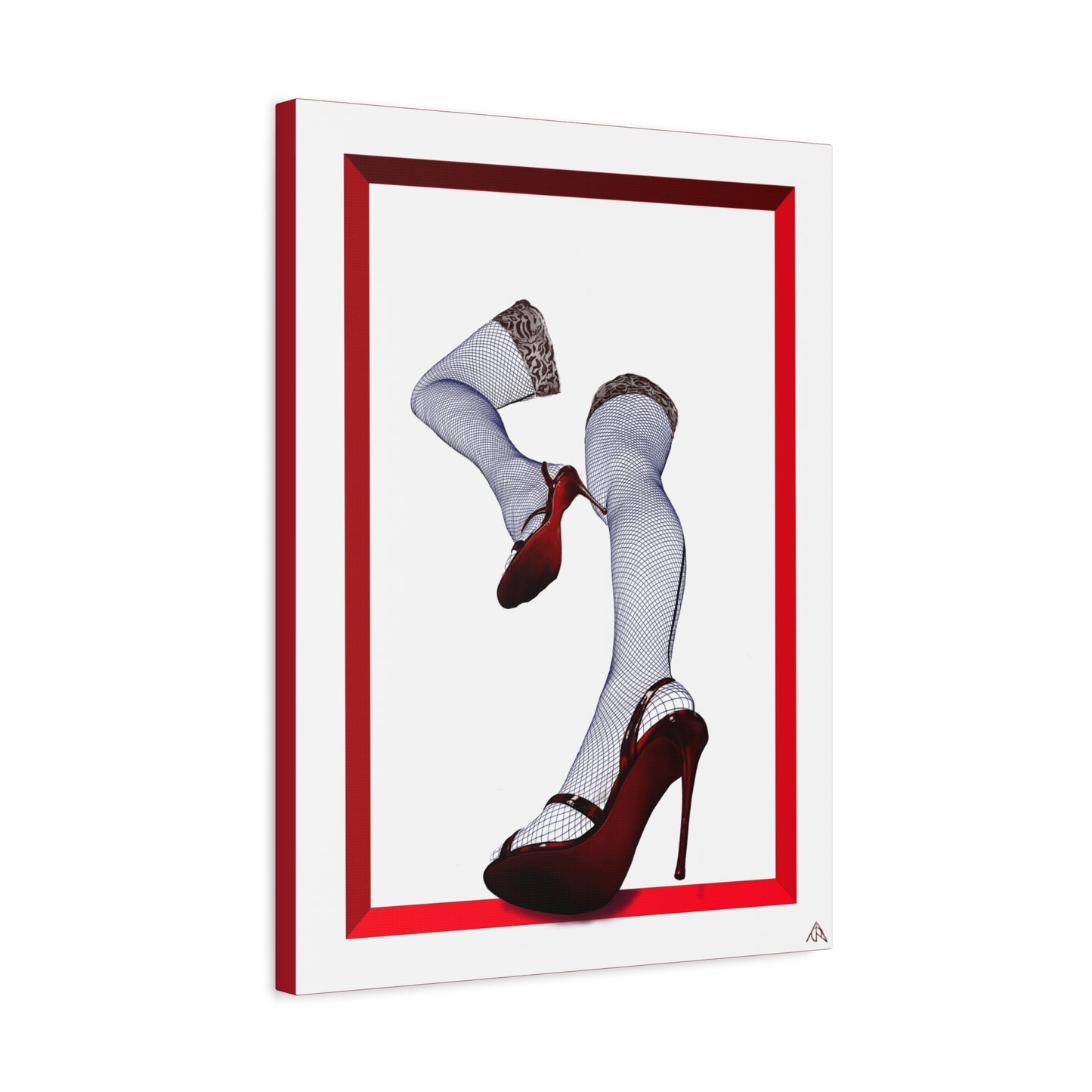 Arachno's "Second Muse - Contrast" - Pinup Heels Canvas Wall Art
