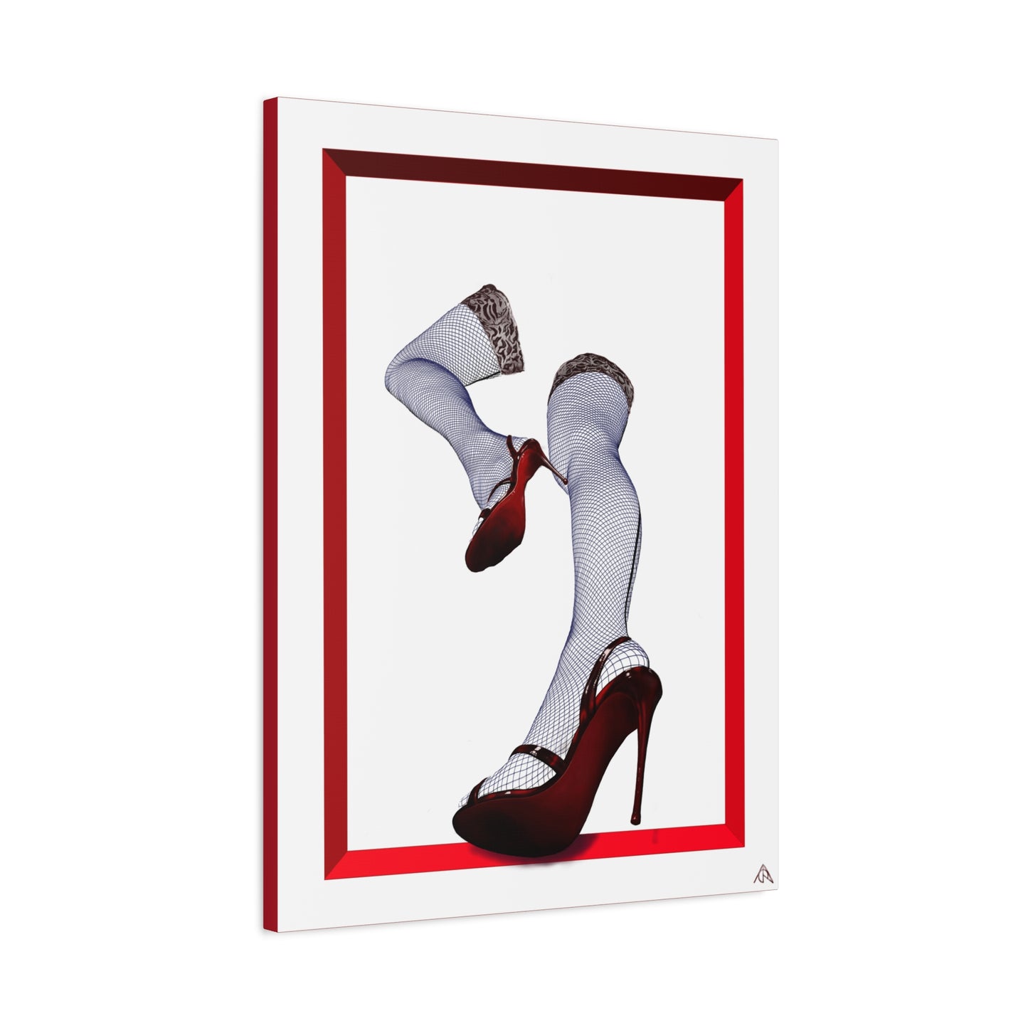 Arachno's "Second Muse - Contrast" - Pinup Heels Canvas Wall Art