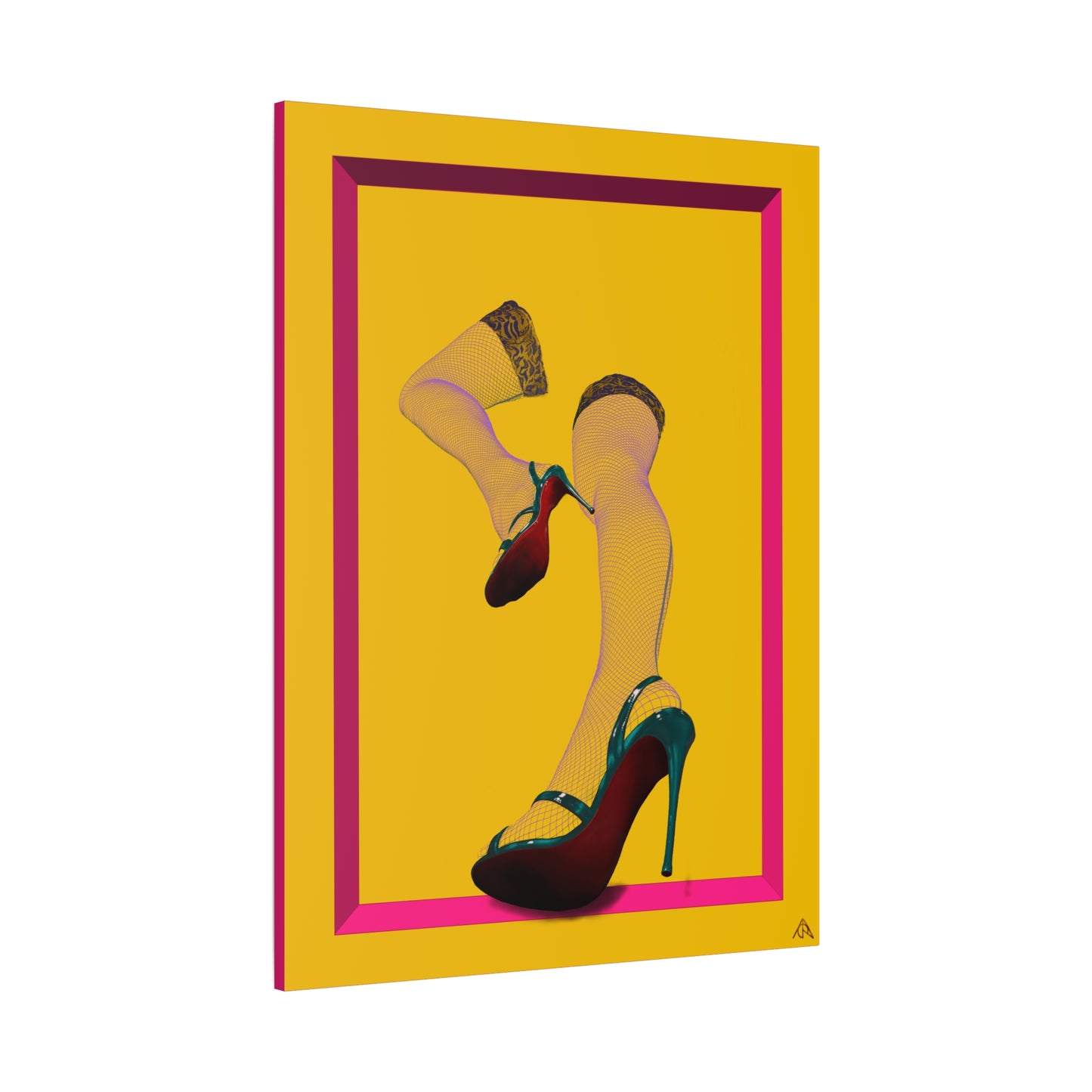 Arachno's "Second Muse - EDM"  - Contemporary Pin-Up Heels Canvas