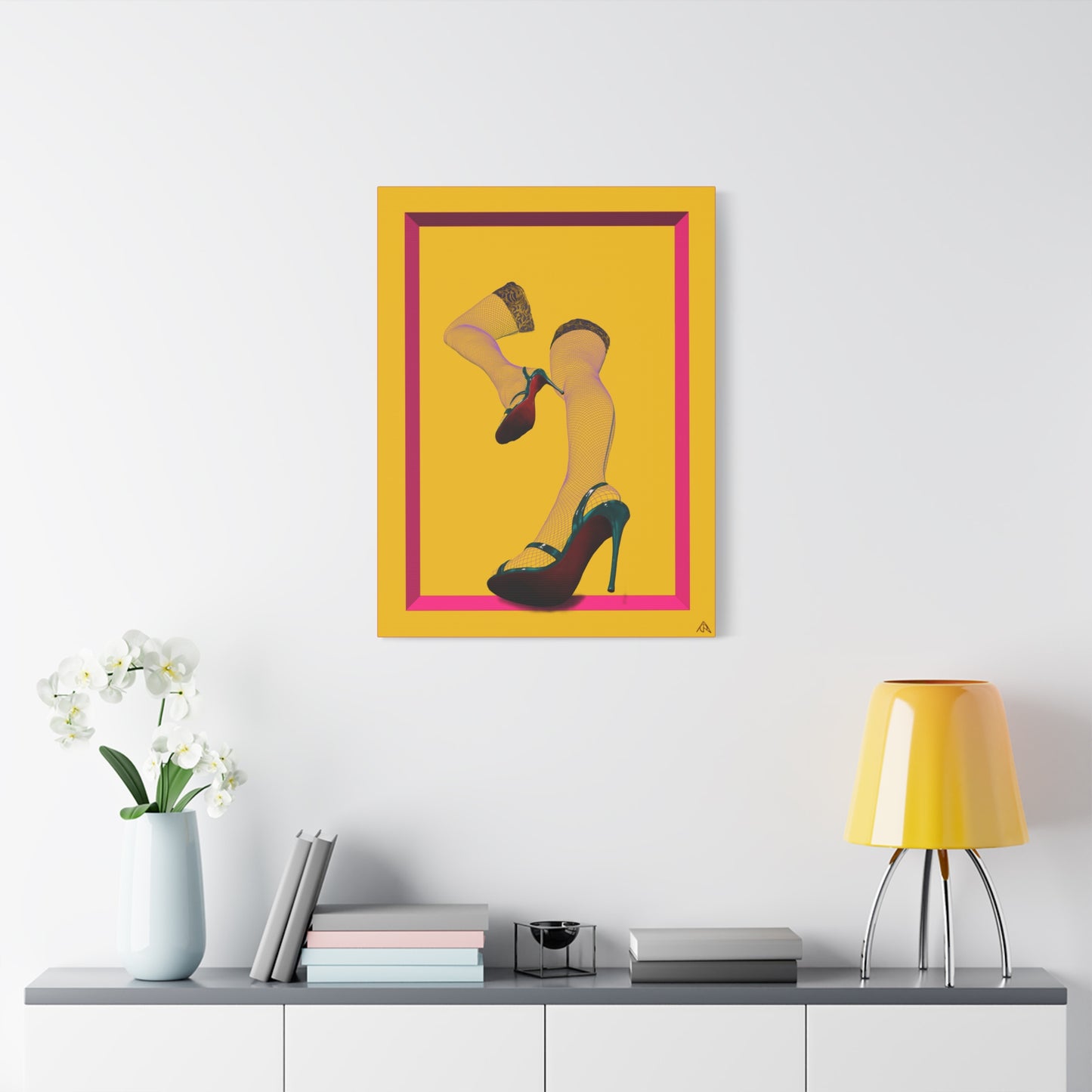 Arachno's "Second Muse - EDM"  - Contemporary Pin-Up Heels Canvas