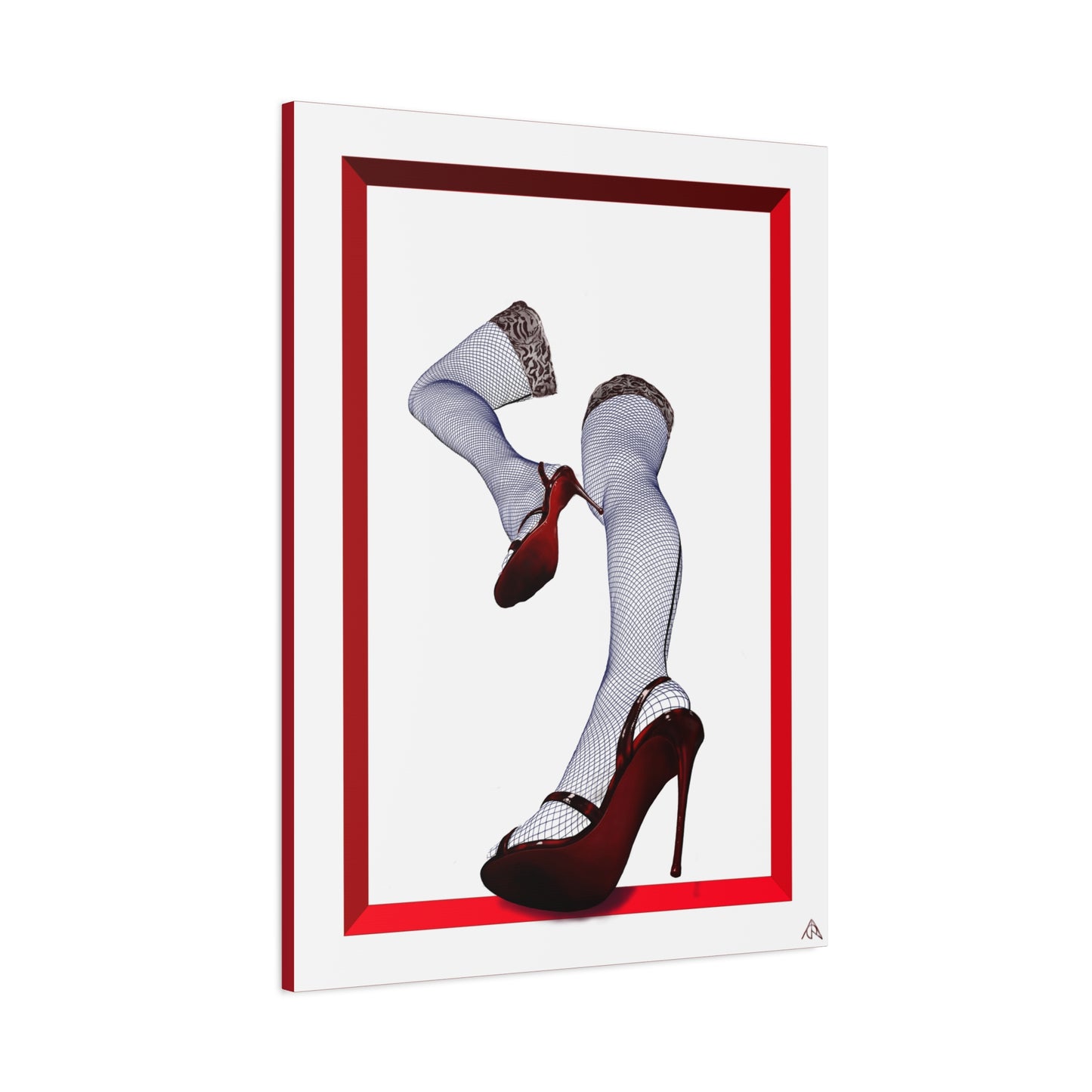 Arachno's "Second Muse - Contrast" - Pinup Heels Canvas Wall Art